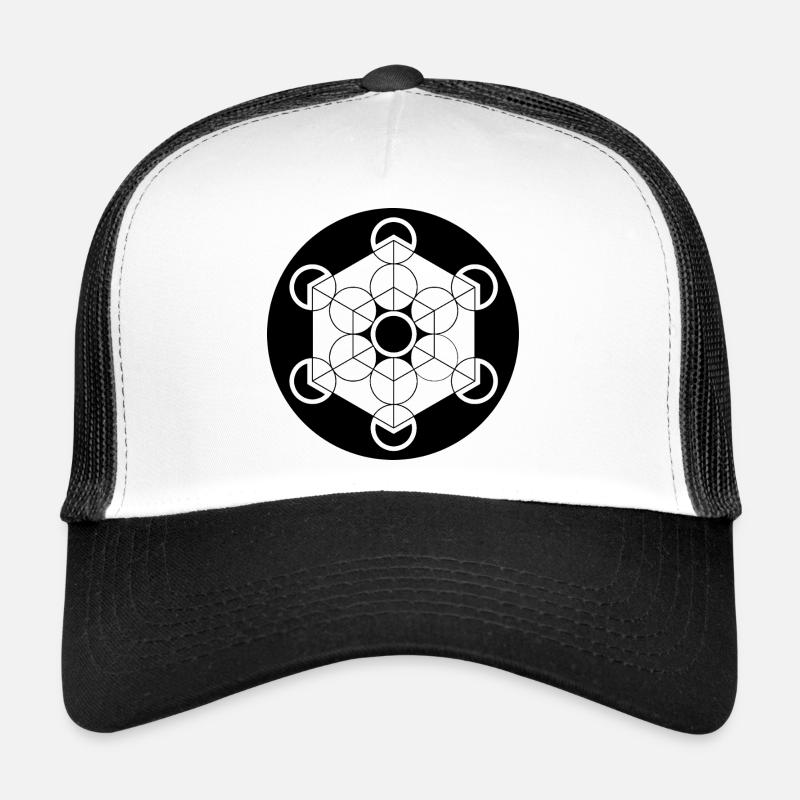 Metatron's Cube Crop Circle Trucker Cap