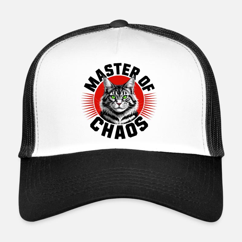 Meister der Chaoskatze Trucker Cap