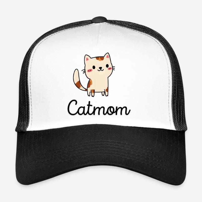 Niedliches Katzen-Design mit Charm Trucker Cap