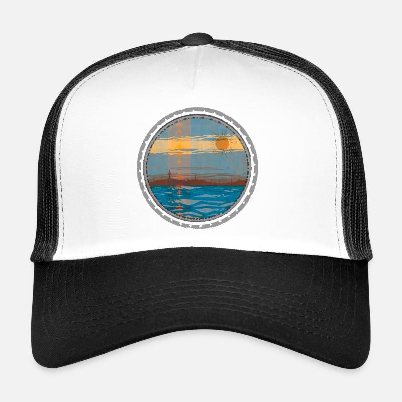 Sunset on the water Trucker Cap