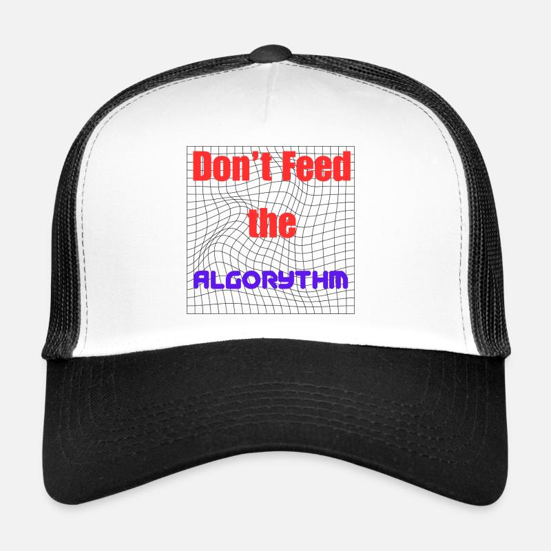 Motivation, Algorithmen zu schlagen - Trucker Cap - Weiß/Schwarz