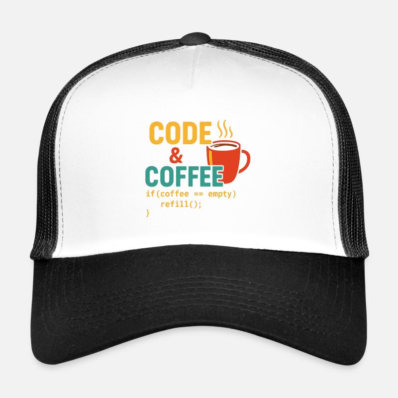 Code and coffee Trucker Cap