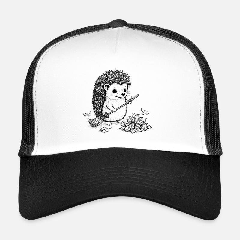 Lustige Igel Illustration Trucker Cap