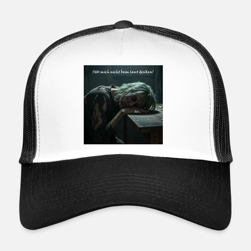 N’interférez pas avec la pensée ! Casquette trucker 