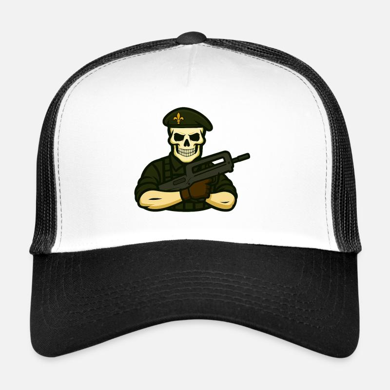 Foreign Skull-dier Casquette trucker 