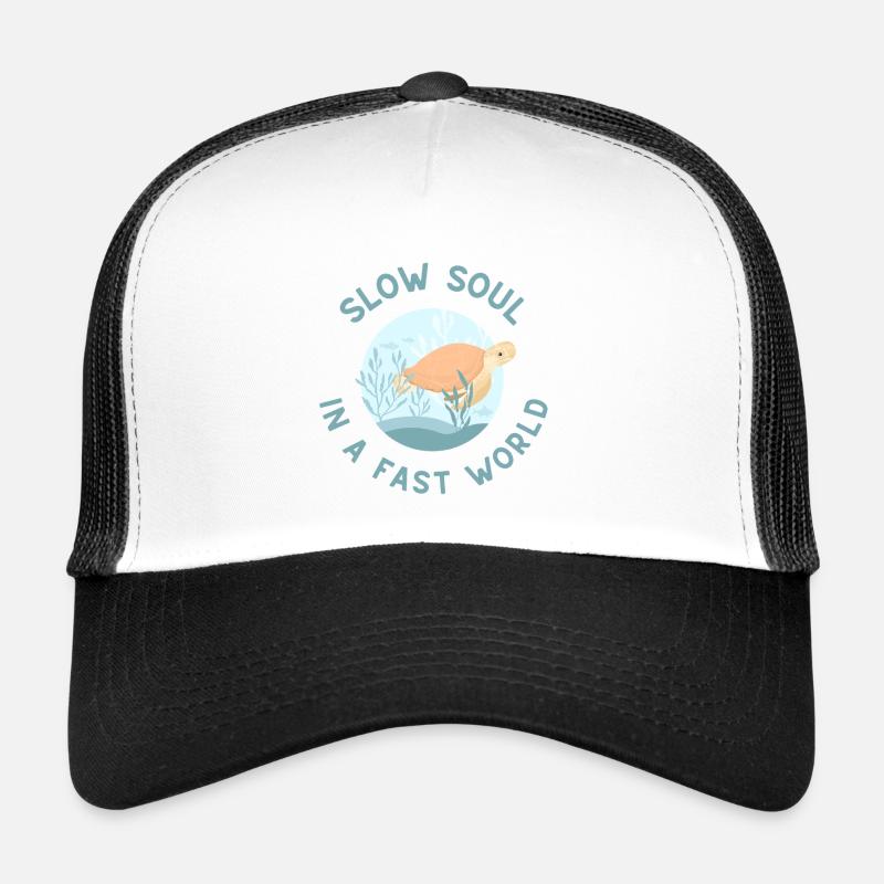 L’âme lente dans un monde rapide Casquette trucker 