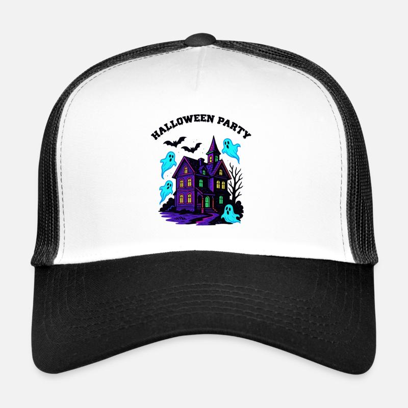 Maison hantée Halloween Casquette trucker 