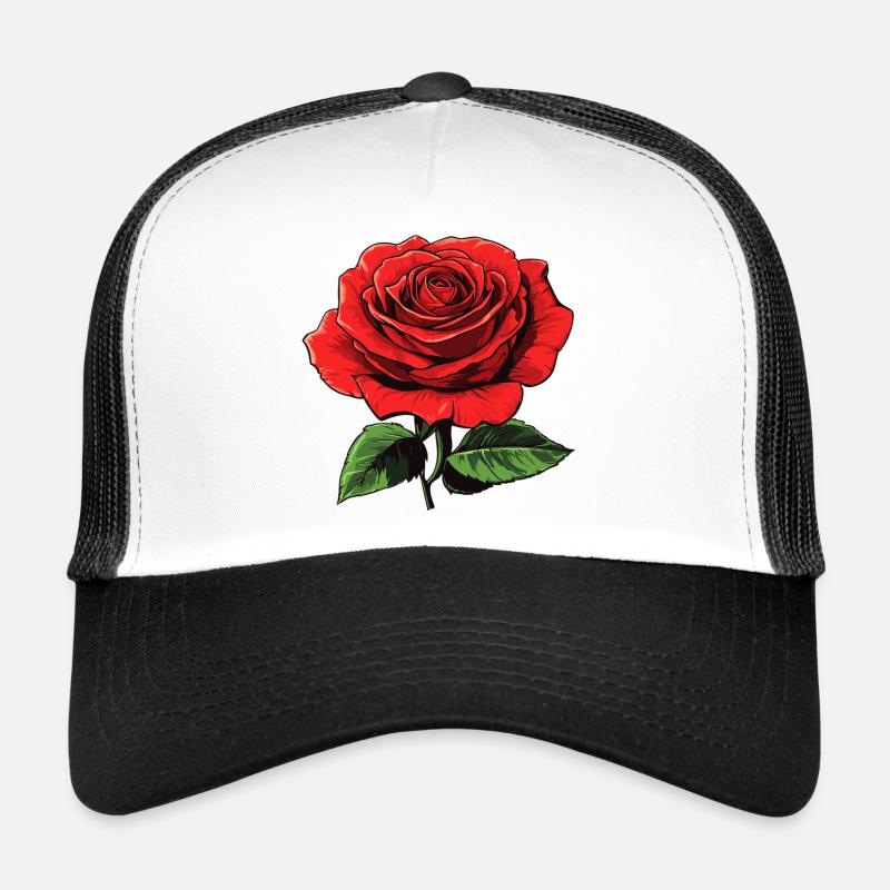 rote blume - rose Trucker Cap