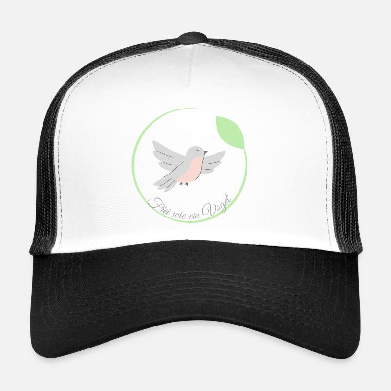 Free as a bird - Trucker Cap - white/black