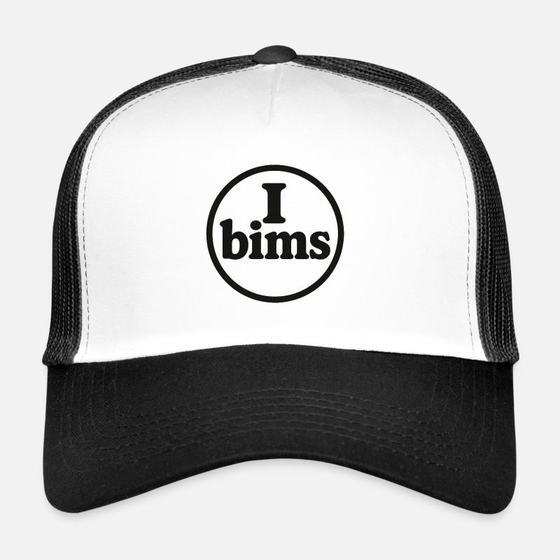 I_bims - Trucker Cap - white/black