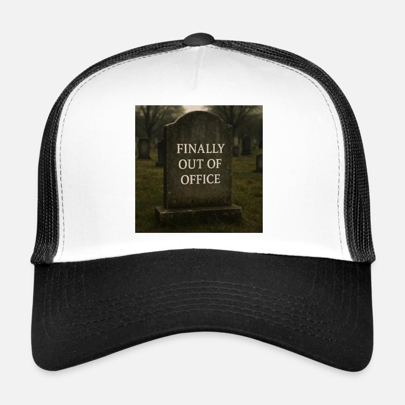 Endlich Out of Office Spruch Trucker Cap
