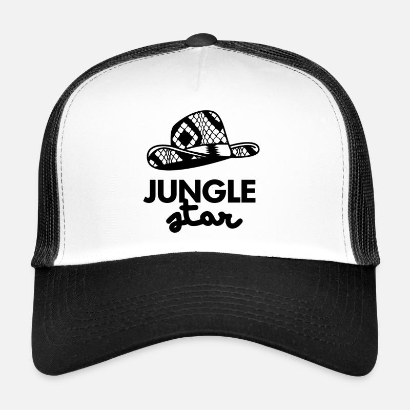 Logo du chapeau Jungle Star Casquette trucker 