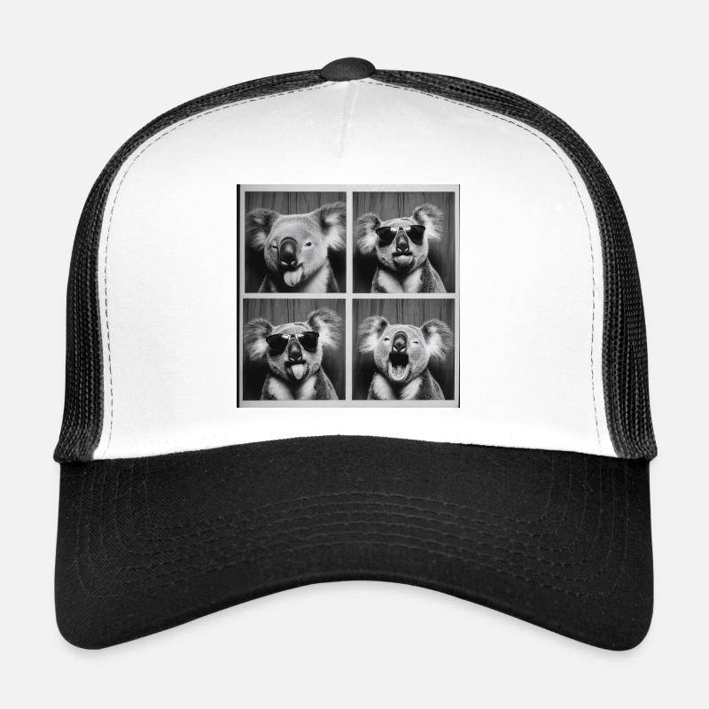 Funny Koala Sunglasses Photo Booth Trucker Cap