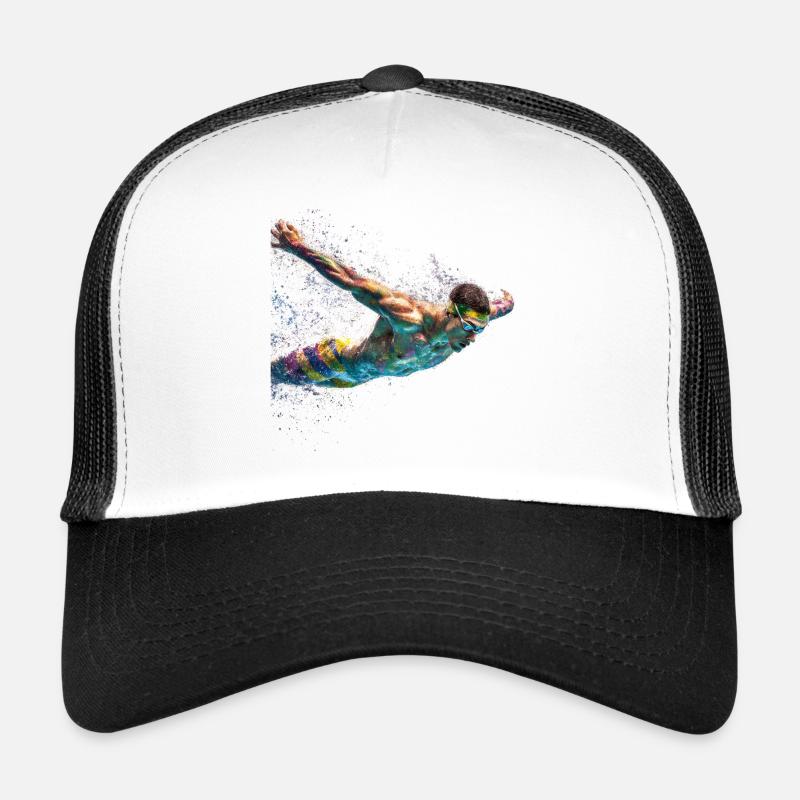 Peinture Tourbillon Float Splash Casquette trucker 