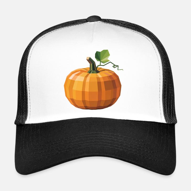 Kürbis - Cooles Low Poly Logo Trucker Cap