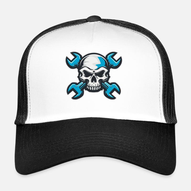 Mechanikerschädel Trucker Cap
