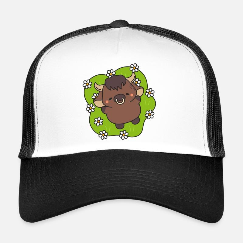 Petite vachette fleurie danseuse Casquette trucker 