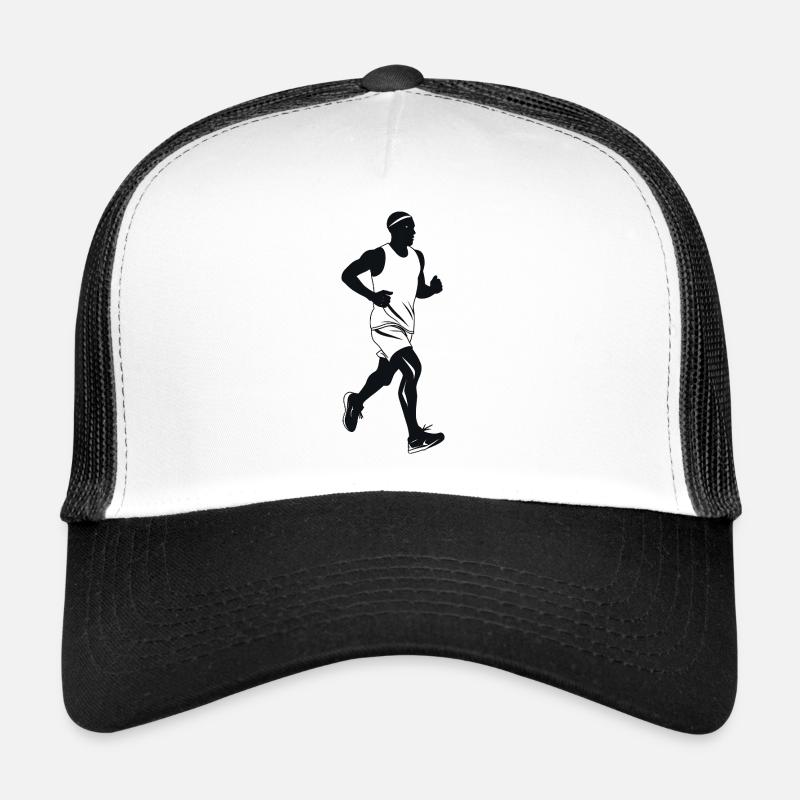 Runner - Cool Silhouette Logo Trucker Cap