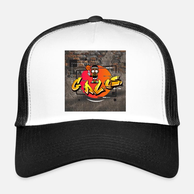 Graffiti Korb Karikatur Trucker Cap