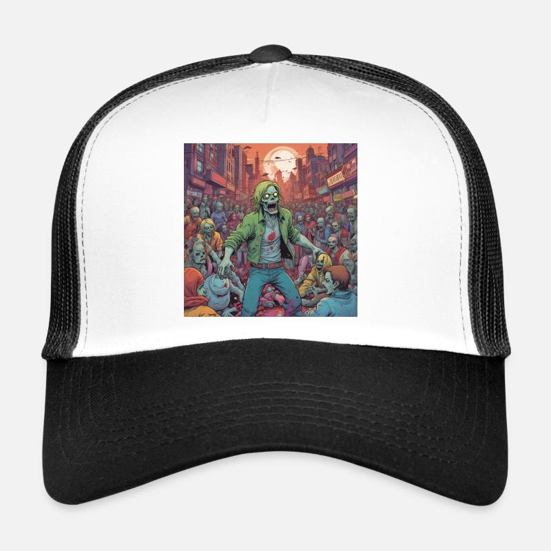 Zombiesturm in der Stadt Trucker Cap