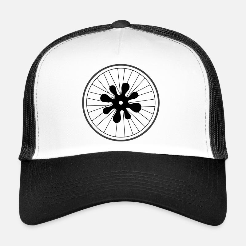 Stain wheel by Cean - Trucker Cap - white/black