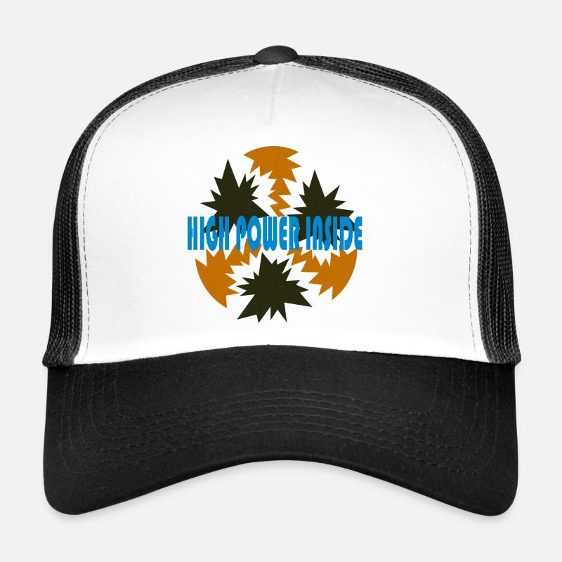 High power by Cean - Trucker Cap - white/black