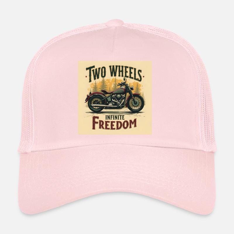 Two Wheels, Infinite Freedom Trucker Cap