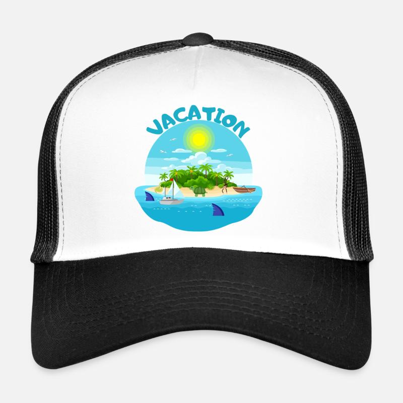 Tropische Inselidylle Stranddesign Trucker Cap