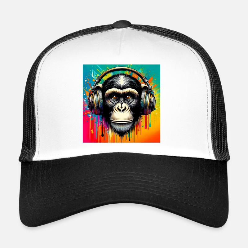 Singe chimpanzé Casquette trucker 