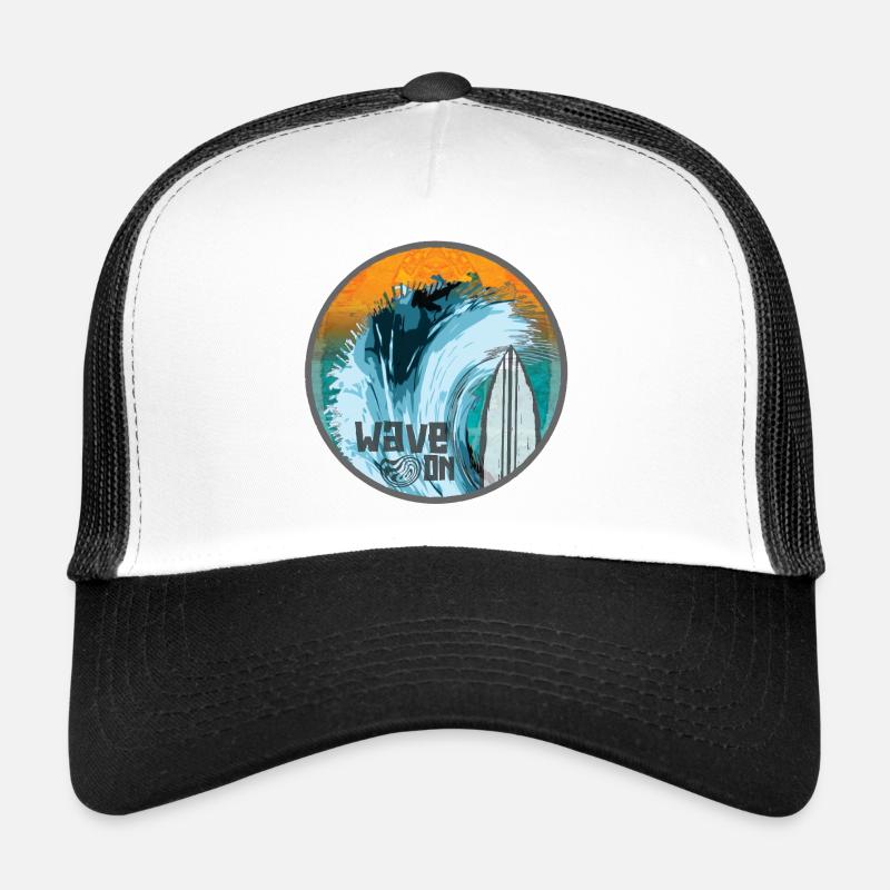 Vague dans Surf Magic Patch Casquette trucker 