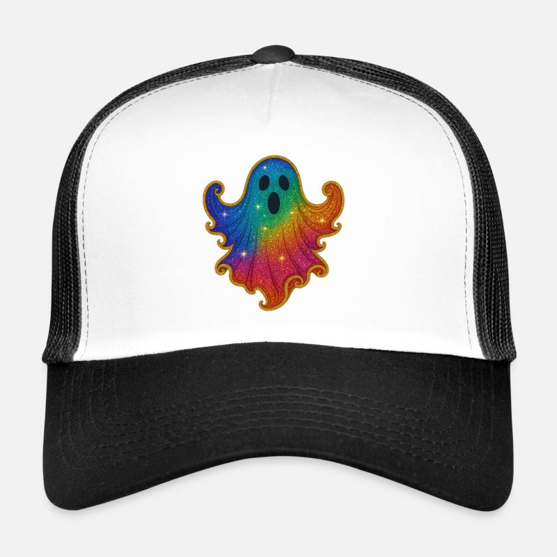 Rainbow Spirit Glitter Trucker Cap