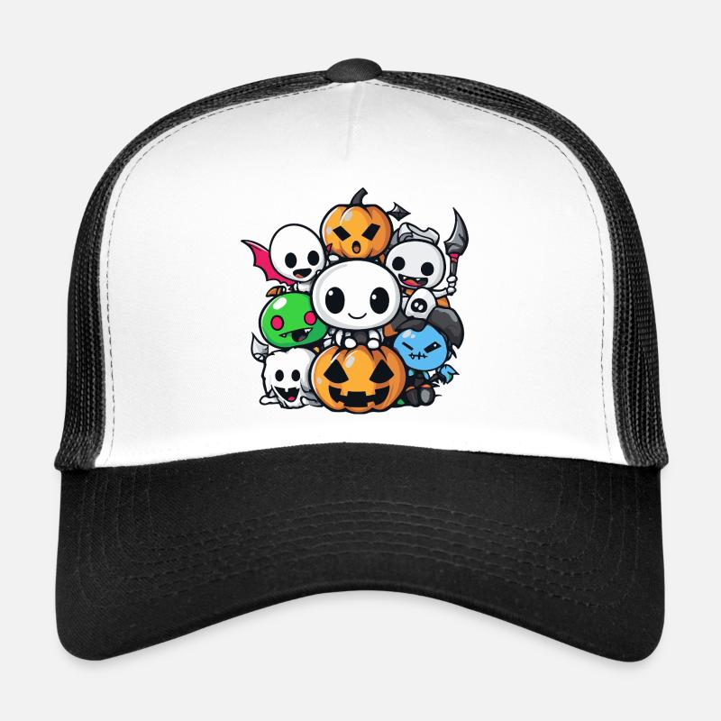 Halloween Party Figures Comic Trucker Cap