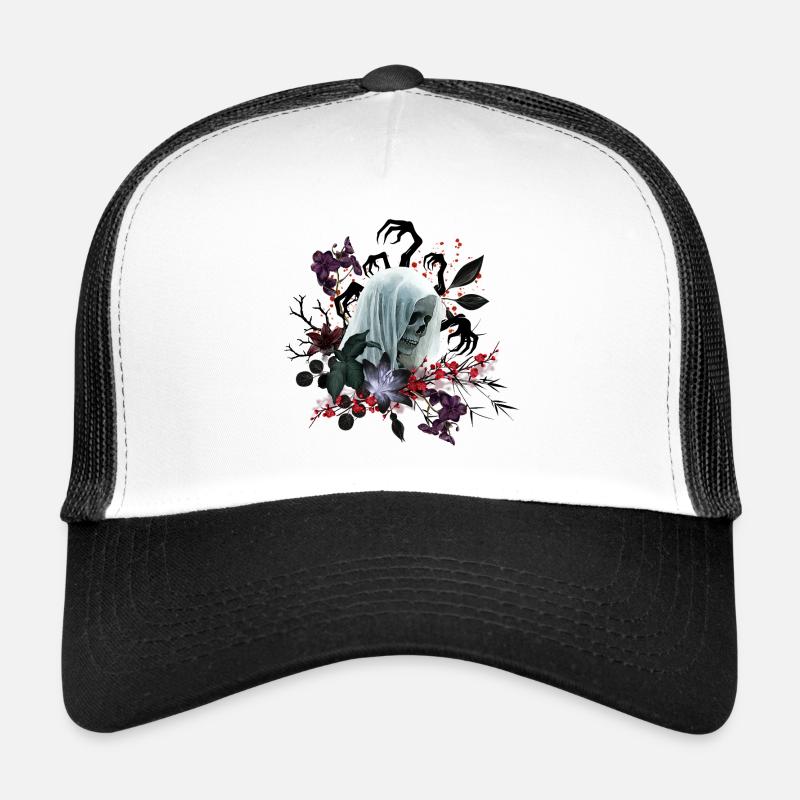 La Mariée maudite - Casquette trucker  - blanc/noir