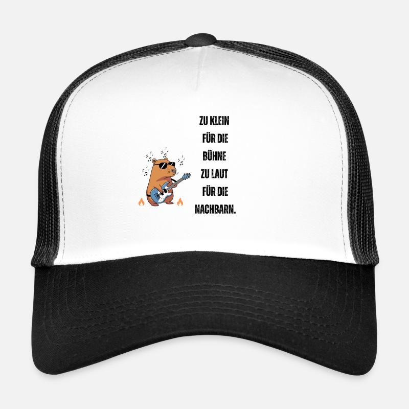 Beaver Rocker mit Feuerflammen Trucker Cap