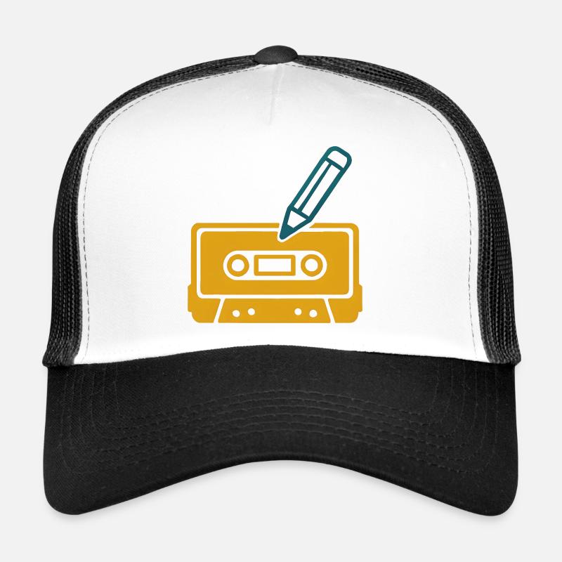 Retro Bleistift Kassette Trucker Cap