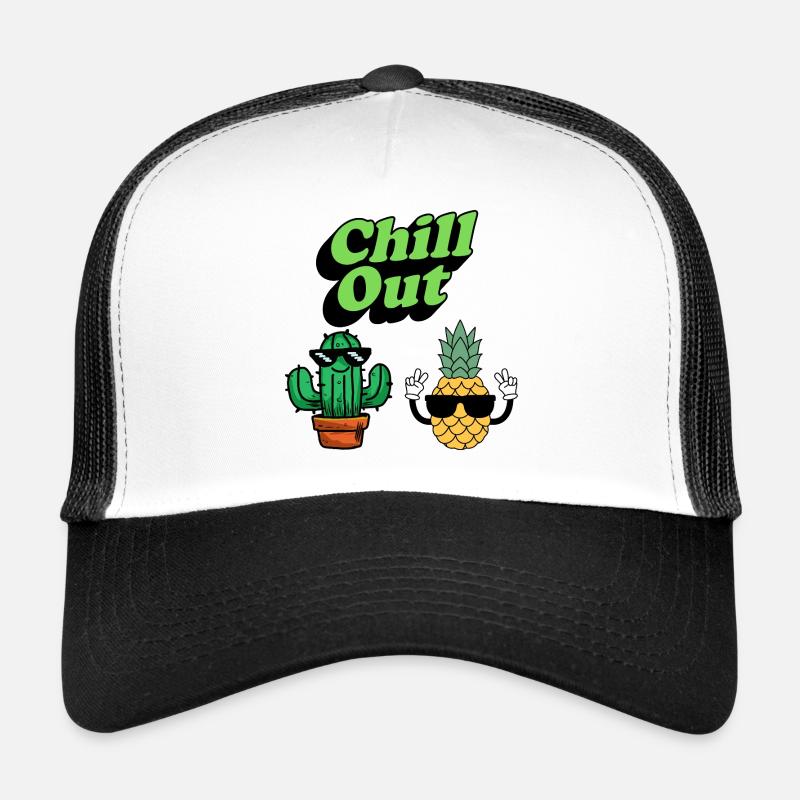 Chill Out Kaktus und Ananas Trucker Cap