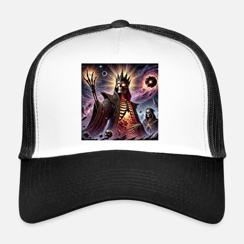 Dunkler kosmischer Nekromant Trucker Cap
