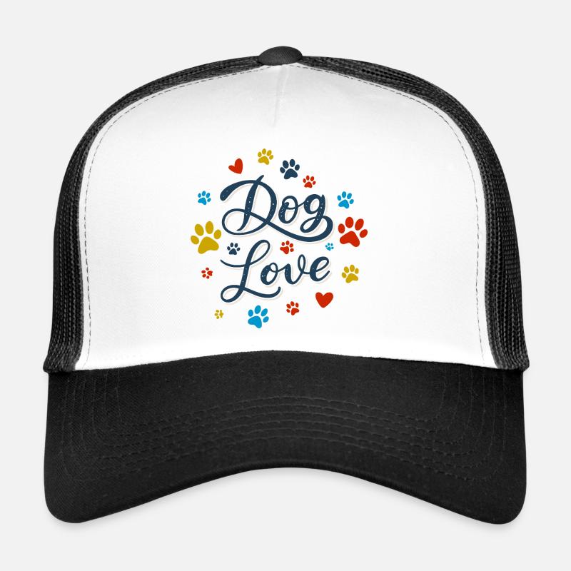 Dog Love Script Trucker Cap