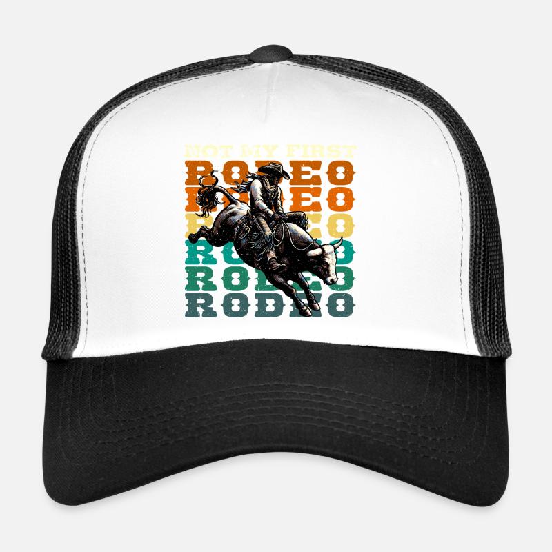 Not my first vintage cowboy rodeo Trucker Cap