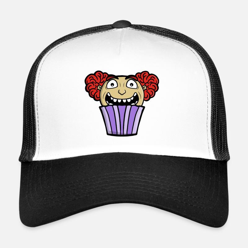 Clown cupcake effrayant Casquette trucker 