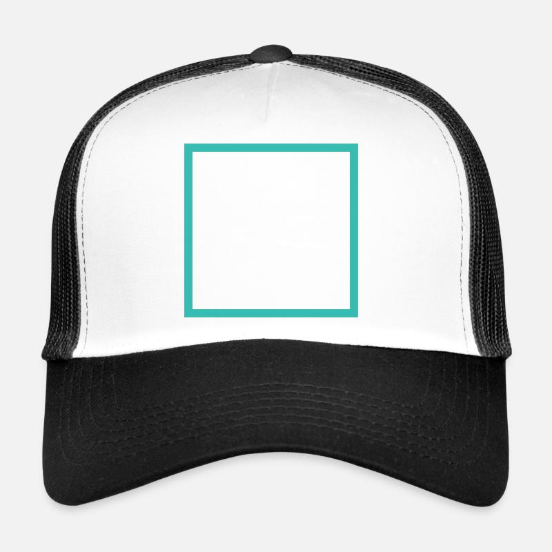 Viereck Quadrat Trucker Cap