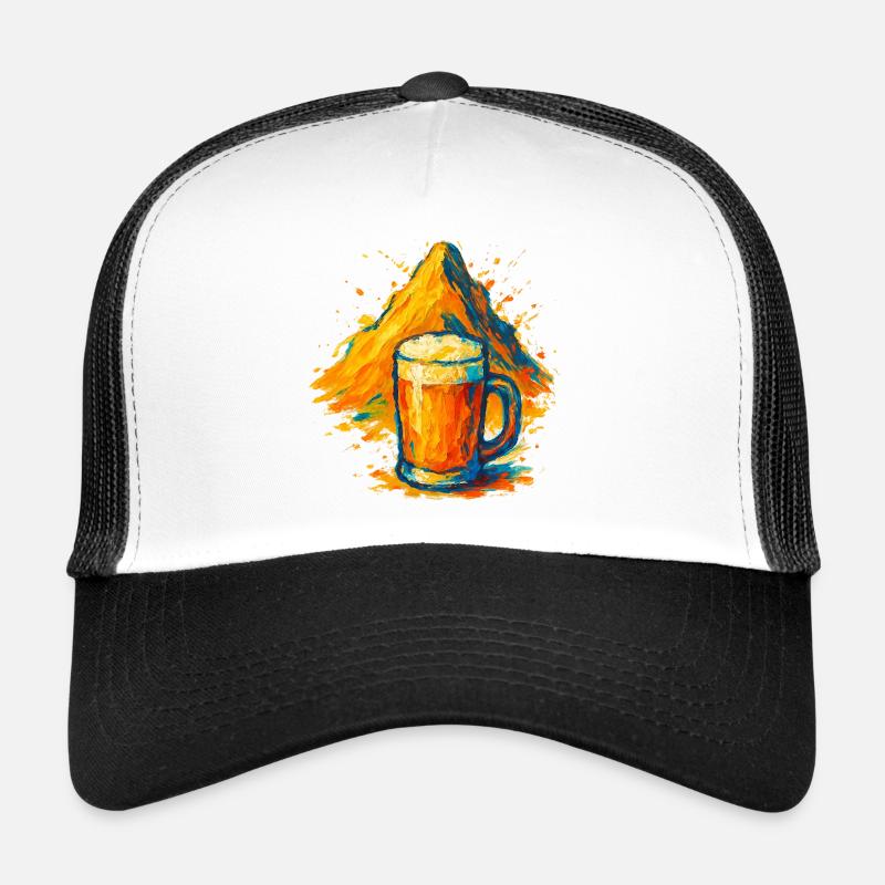 Explosion de couleurs de la bière Summit Casquette trucker 