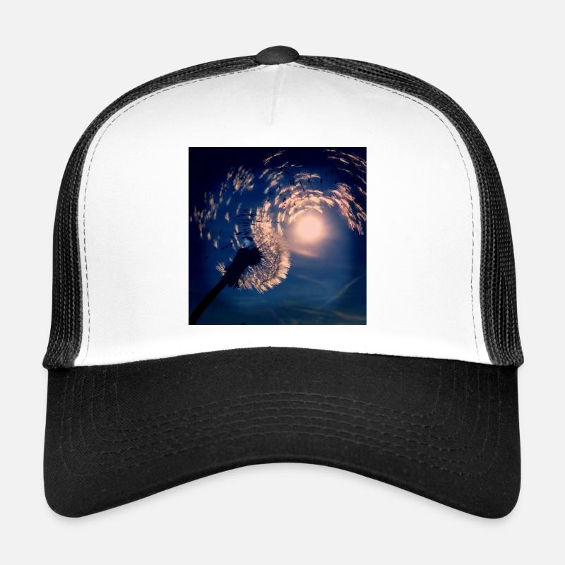 Blowing in the wind - Trucker Cap - white/black