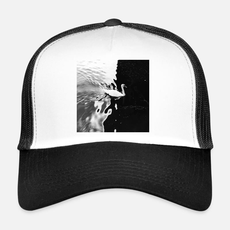 From light to darkness - Trucker Cap - Weiß/Schwarz
