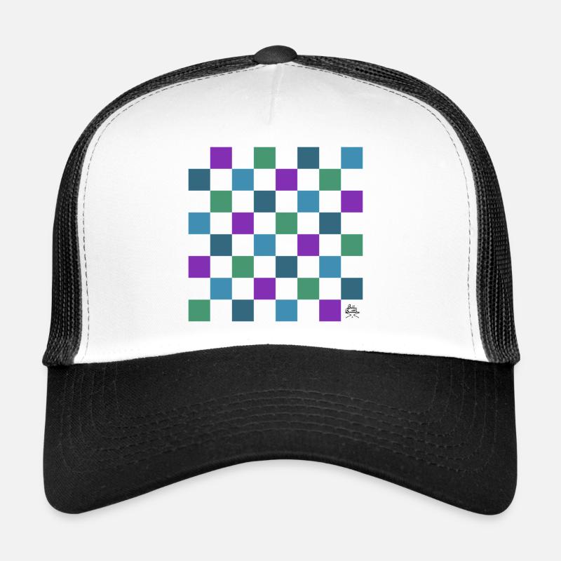 Échiquier - Design réalisé par Belly Buitton Casquette trucker 