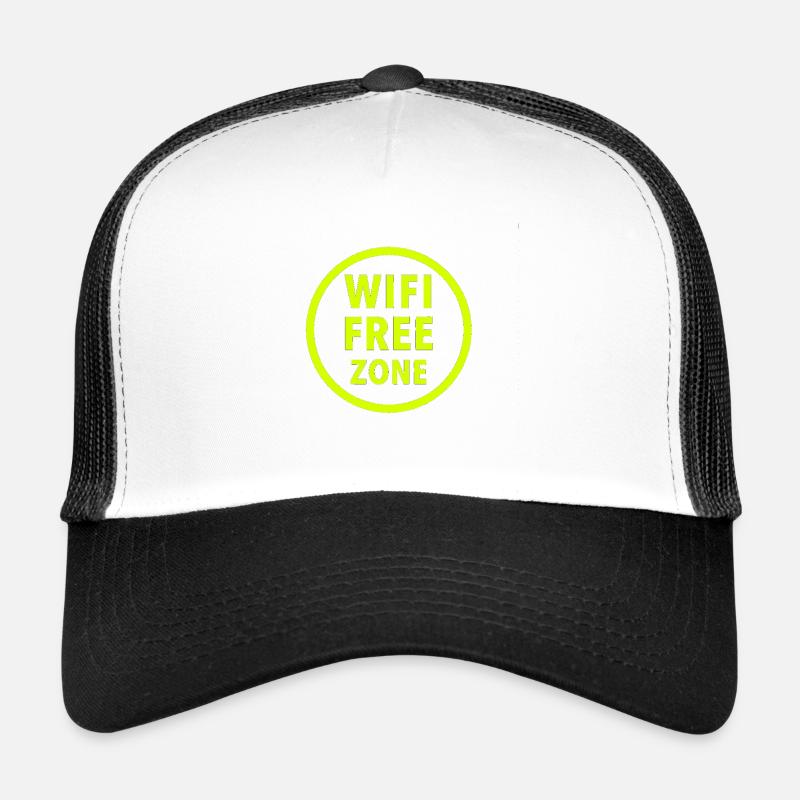 Zone sans Wi-Fi Neon Circle Casquette trucker 
