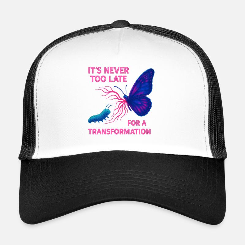 Neon Butterfly – It's Never Too Late Trucker Cap