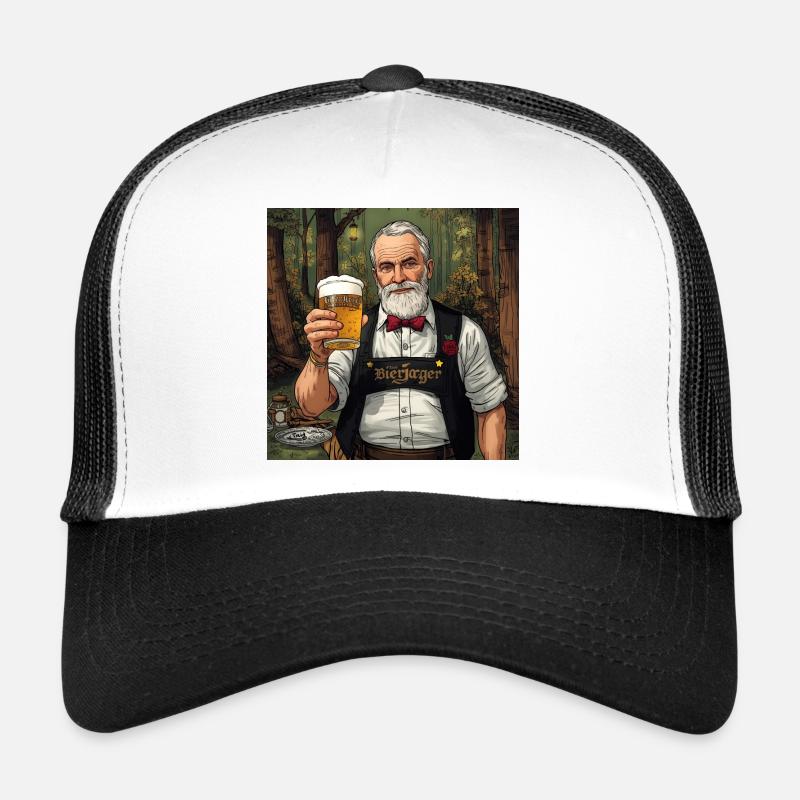 Bierjäger im Waldabend Trucker Cap