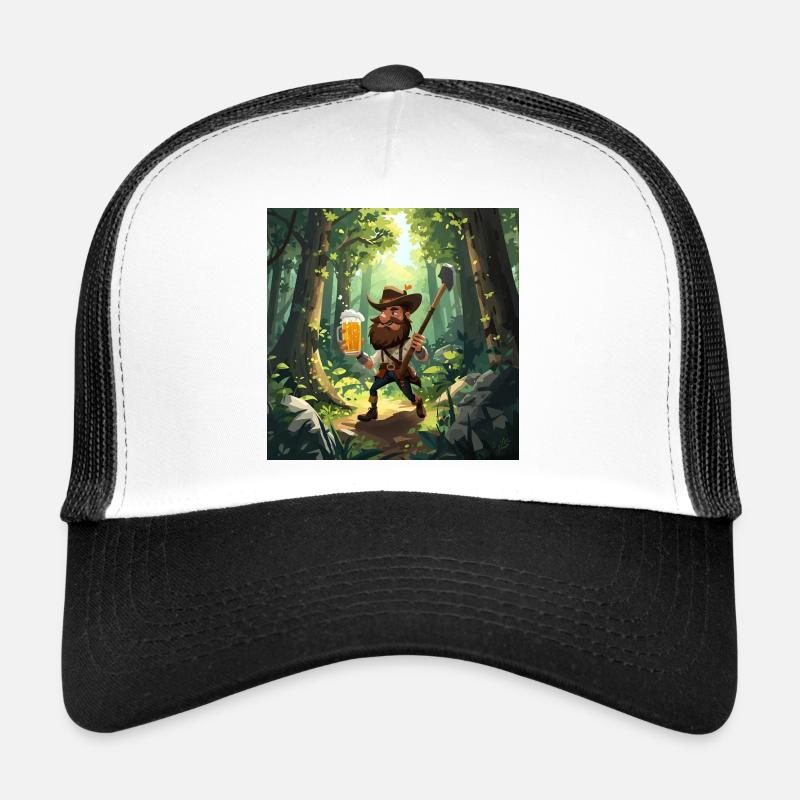 Forest Adventure Beer Hunter Trucker Cap