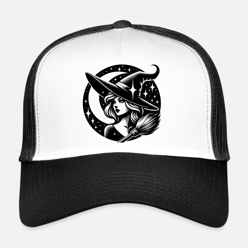 Scary Witch Trucker Cap
